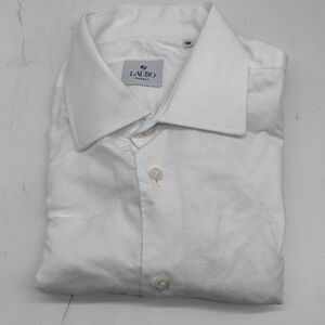 Lauro Napoli White Button-Up Shirt